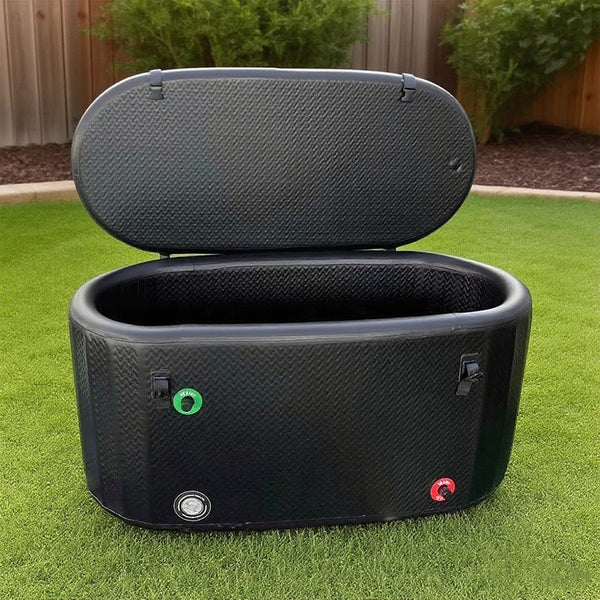 150*80*65cm Inflatable Oval Bathtub Portable Home Recovery Therapy Bucket